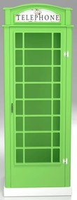 Διακοσμητικό Phone Booth-Prasino