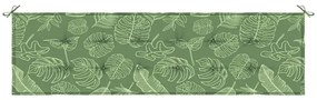 vidaXL Μαξιλάρι Παγκάκι Κήπου Πράσινο 180 x 50 x 4 cm Ύφασμα Oxford