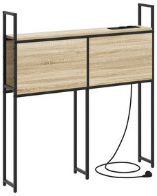 vidaXL Κεφαλάρι Αποθήκης Sonoma Δρυς 80 cm Επεξεργασμένο ξύλο