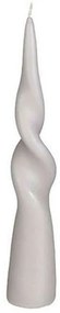 Κερί Κώνος Σπιράλ 02.1117123 5x25cm Light Grey Paraffin