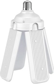 POWERTECH LED λάμπα E27-018, 4x αναδιπλούμενα πτερύγια, 52W, 4000K, E27