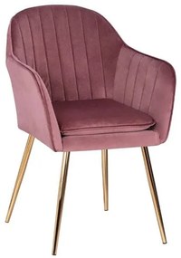 Πολυθρόνα Sawyer Apple HM8523.02 55Χ60Χ83Υ εκ. Σετ 2τμχ Velvet, Metal
