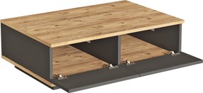 Τραπεζάκι Σαλονιού Atlantic Πεύκο / Ανθρακί DRAFEPU 90x60x28.6