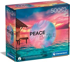 Clementoni Παζλ Peace Puzzles The Present 500 τμχ