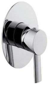 Karag FA34163C Sinar Μίκτης Μπαταρίας Εντοιχισμού Ντουζιέρας μονός Chrome