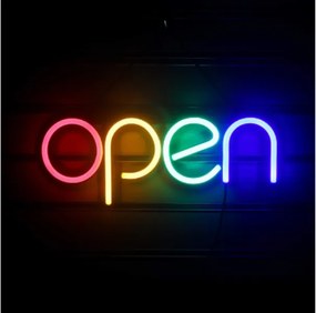 Διακοσμητικό φωτιστικό LED "OPEN" OEM