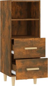 vidaXL Ντουλάπι Καπνιστή Δρυς 34,5 x 34 x 90 εκ. Επεξεργασμένο Ξύλο
