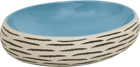 vidaXL Νιπτήρας Οβάλ Πολύχρωμος 59 x 40 x 15 εκ. Κεραμικός