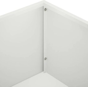 vidaXL Γλάστρα Κήπου 2 τμχ. Λευκό 50 x 50 x 75 cm