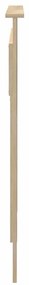 vidaXL Κεφαλάρι με κεφαλάρι Δρύς Sonoma 135 cm Επεξεργασμένο ξύλο
