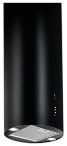 Elica Tube Pro Island BL MAT/A/43 Απορροφητήρας Νησίδα 43cm Μαύρος
