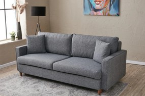 3-Seat Sofa-Bed Eva - Grey Grey