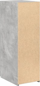 vidaXL Ντουλάπι Γκρι Σκυροδέματος 30x42,5x93 εκ. Επεξεργασμένο Ξύλο