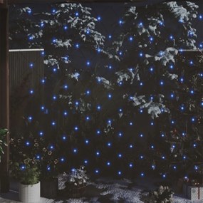 Χριστουγεννιάτικα Φωτάκια Δίχτυ Γαλάζια Εσ/Εξ Χώρ. 4x4μ 544 LED - Μπλε
