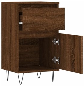vidaXL Ντουλάπια 2 τεμ. Καφέ Δρυς 40x35x70 εκ. από Επεξεργασμένο Ξύλο