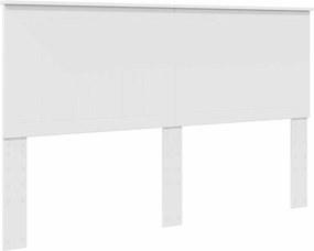 vidaXL Κρεβάτι Αποθήκης Λευκό 160 x 200 cm Επεξεργασμένο Ξύλο