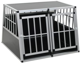 vidaXL Κλουβί Σκύλου με Διπλή Πόρτα 94 x 88 x 69 εκ.