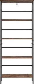 vidaXL Ράφι Βιβλίων Καπνιστό Δρύς 60 x 29,5 x 149 εκ