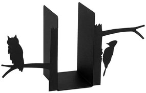 Βιβλιοστάτης 493RMC1111 44x14x22cm Black Aberto Design Μέταλλο