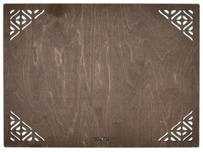 Σουπλά Corpat (Σετ 4Τμχ) 790PYN1108 33x45cm Wenge Hermia Ξύλο