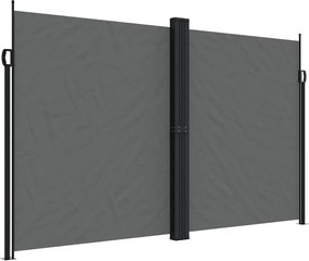 vidaXL Σκίαστρο Πλαϊνό Συρόμενο Ανθρακί 200 x 1000 εκ.