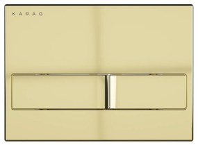 Karag C226-029 Carina Πλακέτα Καζανακίου Διπλής Λειτουργίας Gold Matt
