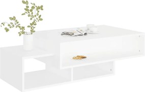 vidaXL Τραπεζάκι Σαλονιού Λευκό 105 x 55 x 32 εκ. από Επεξ. Ξύλο