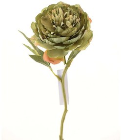 Τεχνητό Κλωνάρι Παιώνια 3280-7 34cm Green Supergreens Polyethylene