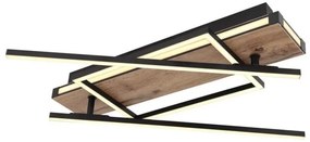Πλαφονιέρα Φωτιστικό Οροφής LED 40W Μαύρο Colli 67299D3 Globo Lighting-67299D3-Μαύρο 67299D3