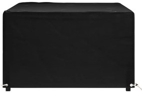 vidaXL Κάλυμμα Επίπλων Κήπου Ορθογώνιο με 8 Κρίκους 180 x 135 x 80 εκ.