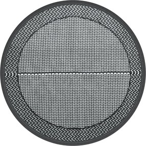 vidaXL Χαλί εξωτερικού χώρου ARAKIL γκρι Ø120 cm PP
