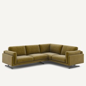 Γωνιακός καναπές από βελούδο, Cesar