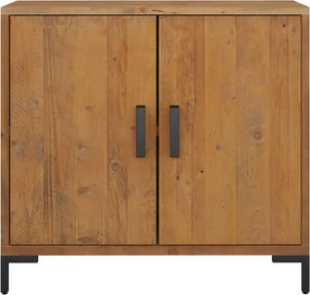 vidaXL Ντουλάπι Καφέ 75 x 35 x 70 εκ. από Μασίφ Ξύλο Πεύκου