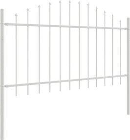 vidaXL Φράχτης Κήπου 6 pcs Λευκό 170 x 140 εκ