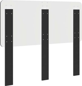 vidaXL Κεφαλάρι Μαύρη Οξυά Επεξεργασμένο ξύλο