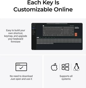 KEYBOARD WRL Q6 MAX RGB/SHELL WHITE Q6M-P1 KEYCHRON