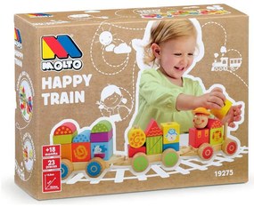 Παιδικό παιχνίδι Moltó Happy Train 23 Τεμάχια