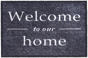 Πατάκι Εισόδου (50x75) Prestige 041 Welcome-to-our-home Γκρι-Sdim