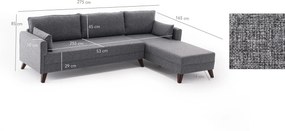 Corner Sofa Bella Corner Sofa Right 1 Grey