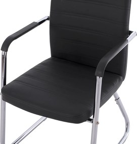 ΠΟΛΥΘΡΟΝΑ DALEY HM1021.01 ΜΕ ΜΠΡΑΤΣΑ ΜΑΥΡΟ PU 56x58x93 εκ.