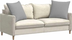 vidaXL Μαξιλάρι Καναπέ 2 pcs Σκίουρος Γκρί 80 x 80 cm ύφασμα