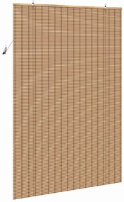 vidaXL Ρόλερ και Σκιάδια Ανοιχτό καφέ 140 x 220 εκ. Μπαμπού