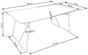 HOUSTON table DIOMMI V-CH-HOUSTON-ST