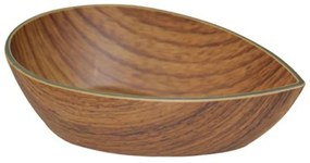Μπωλ Σερβιρίσματος Οβάλ 10244 13x8x3cm Brown Evelin Polystyrene