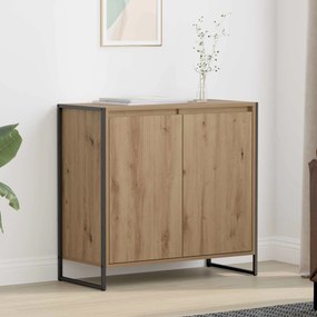 vidaXL Βοηθητικό ντουλάπι Artisan Δρυς 79 x 36 x 75 εκ