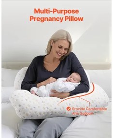 VEVOR Pregnancy Pillows Adjustable &amp; Soft Maternity Pillow for Pregnant Women