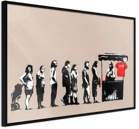 Αφίσα - Banksy: Festival - 60x40 - Μαύρο - Χωρίς πασπαρτού