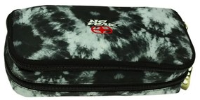 Κασετίνα Διπλή (23x6x10) No Fear Tie Dye Black &amp; White