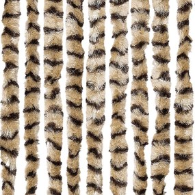 vidaXL Σήτα Εντόμων Μπεζ/ Καφέ 118x220 εκ. από Σενίλ