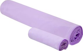 vidaXL Σύνολο πετσέτας αθλητισμού 2 pcs Μοβ ύφασμα
